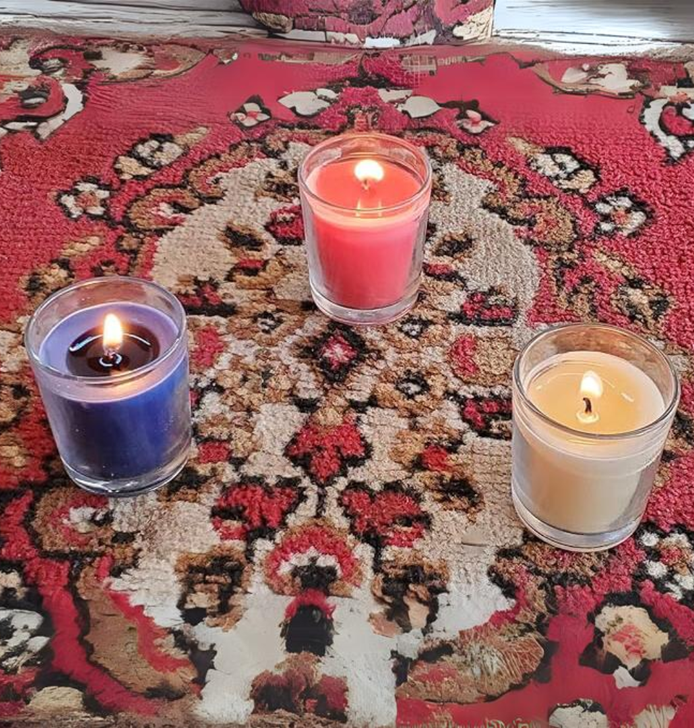 LAH Set of 6 Fragrance Votive Glass Candles | 4