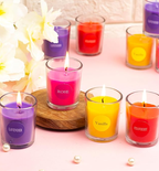 LAH Set of 6 Fragrance Votive Glass Candles | 1 Thumbnail