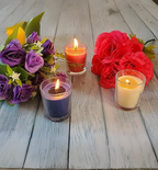 LAH Set of 6 Fragrance Votive Glass Candles | 3 Thumbnail